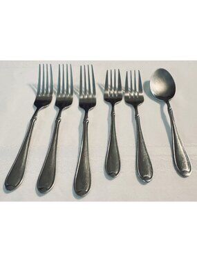 6 Wallace SUMMERSET Replacement Pieces Forks Salad Soup Spoon